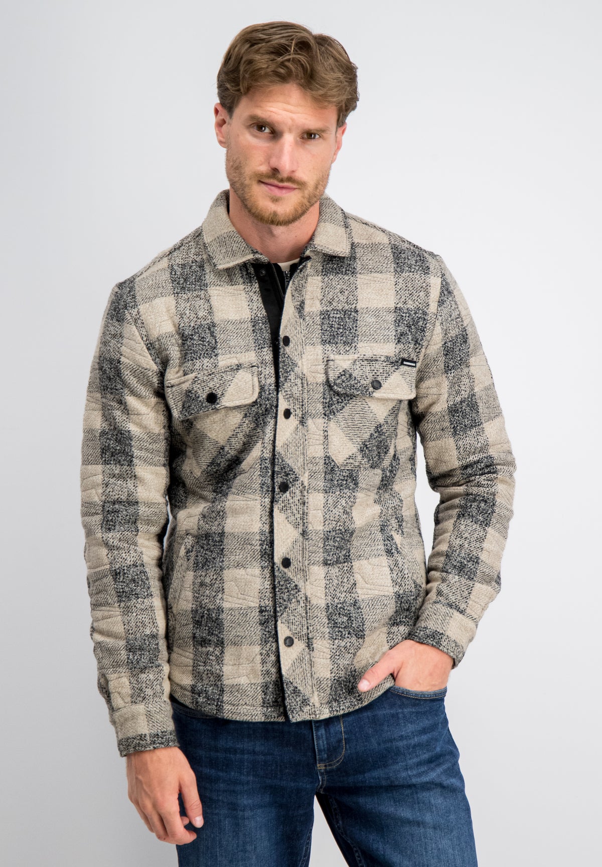 Flint – Quilted Check Flannel Overshirt