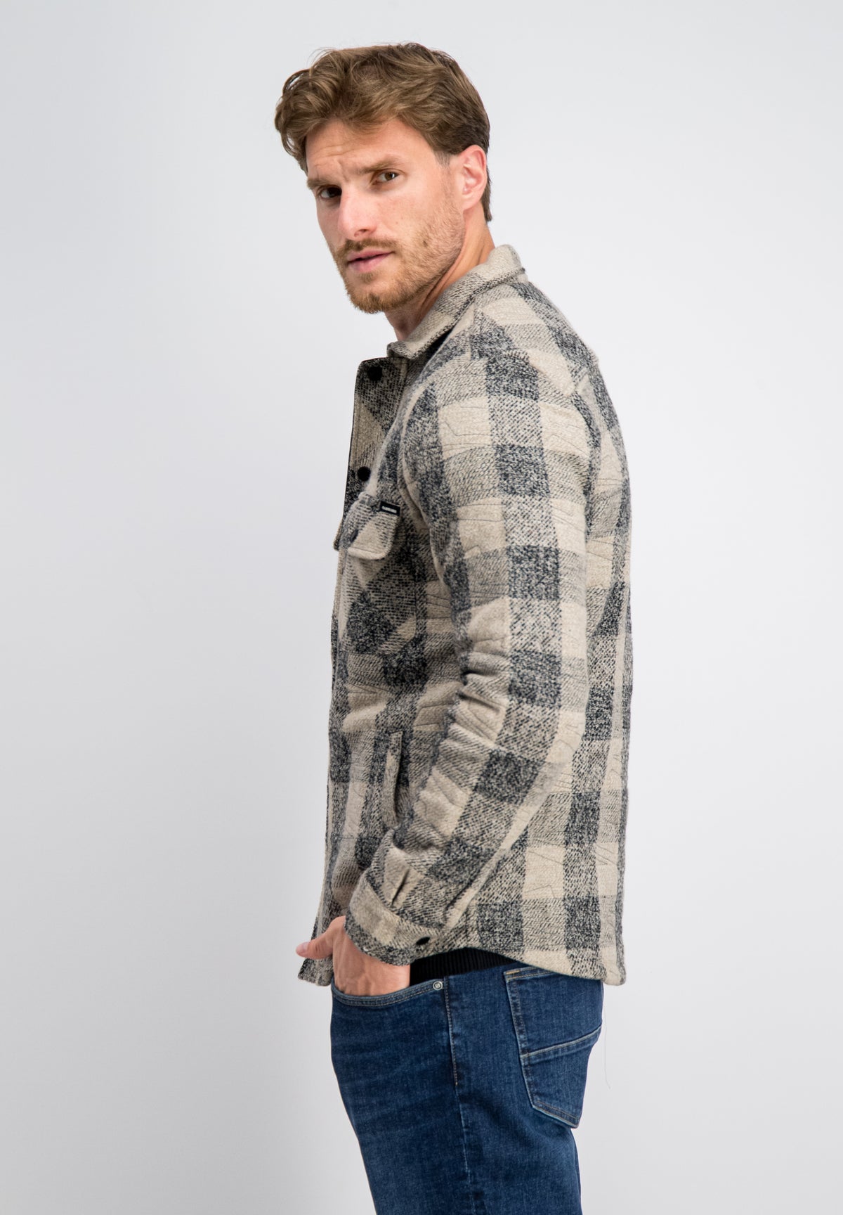 Flint – Quilted Check Flannel Overshirt