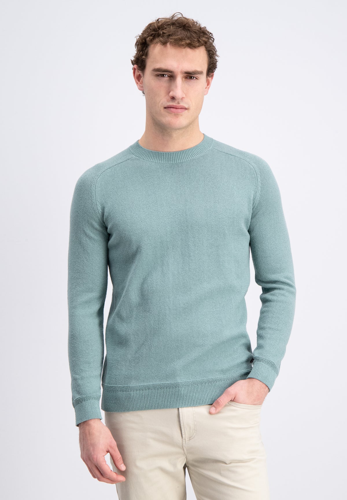 Blanko -  Linnen slub structure sweater