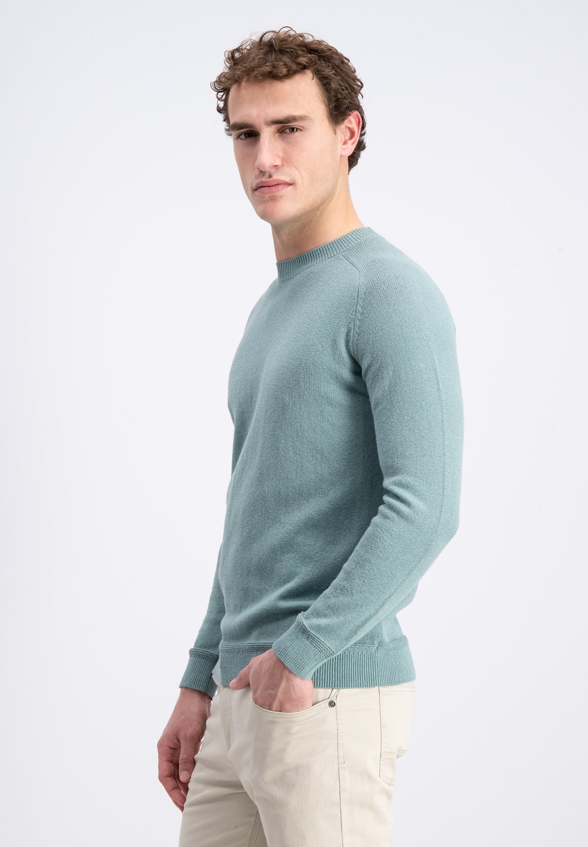 Blanko -  Linnen slub structure sweater