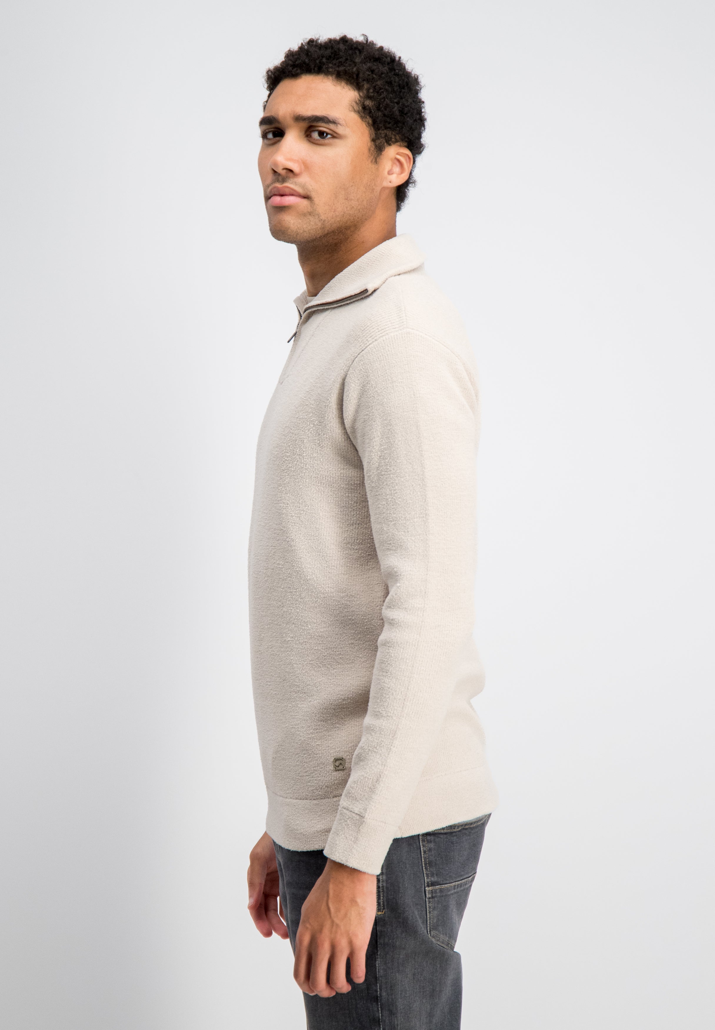 Munro - Chenille Quarter Zip Knit