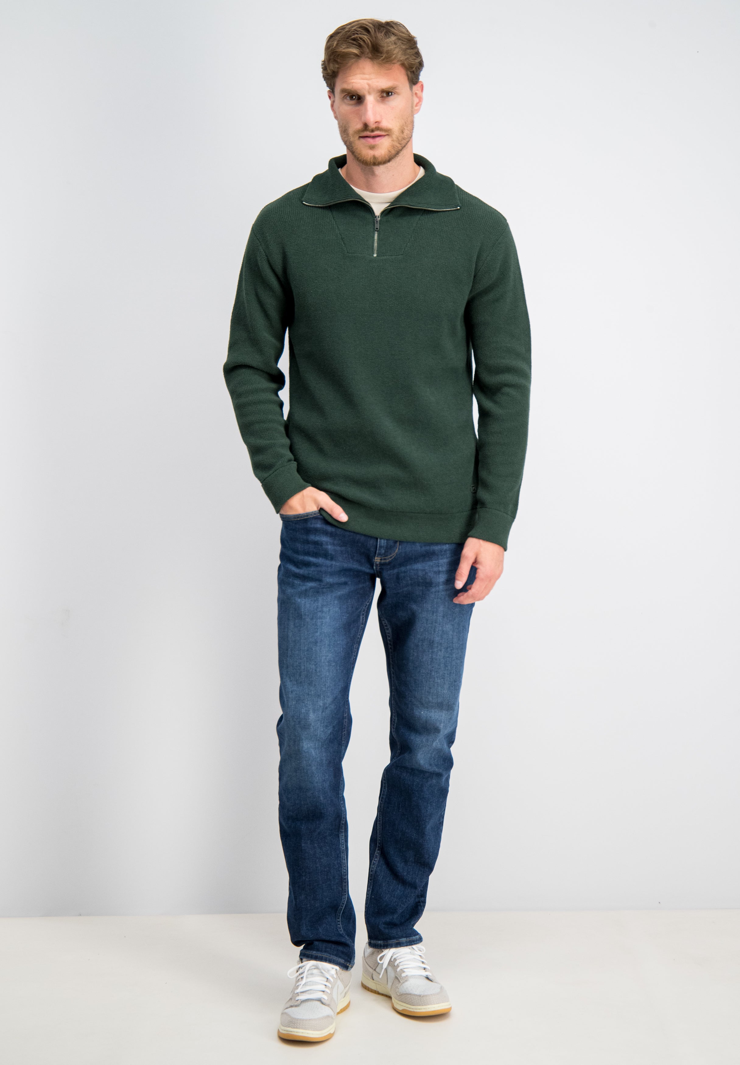 Munro - Chenille Quarter Zip Knit
