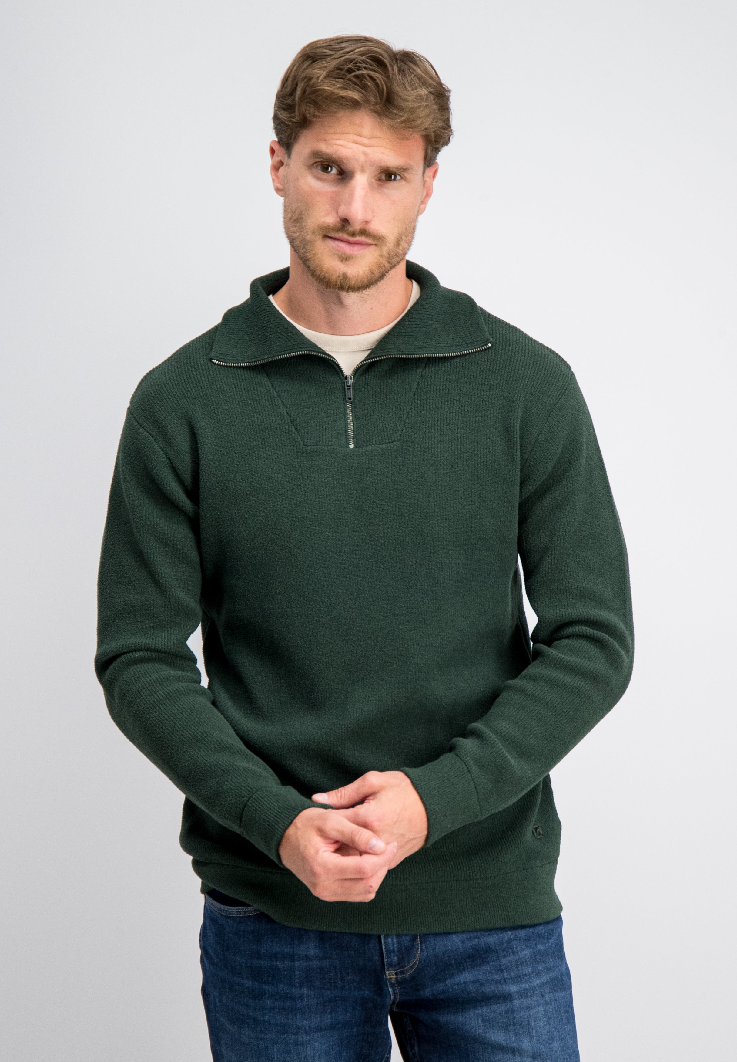 Munro - Chenille Quarter Zip Knit