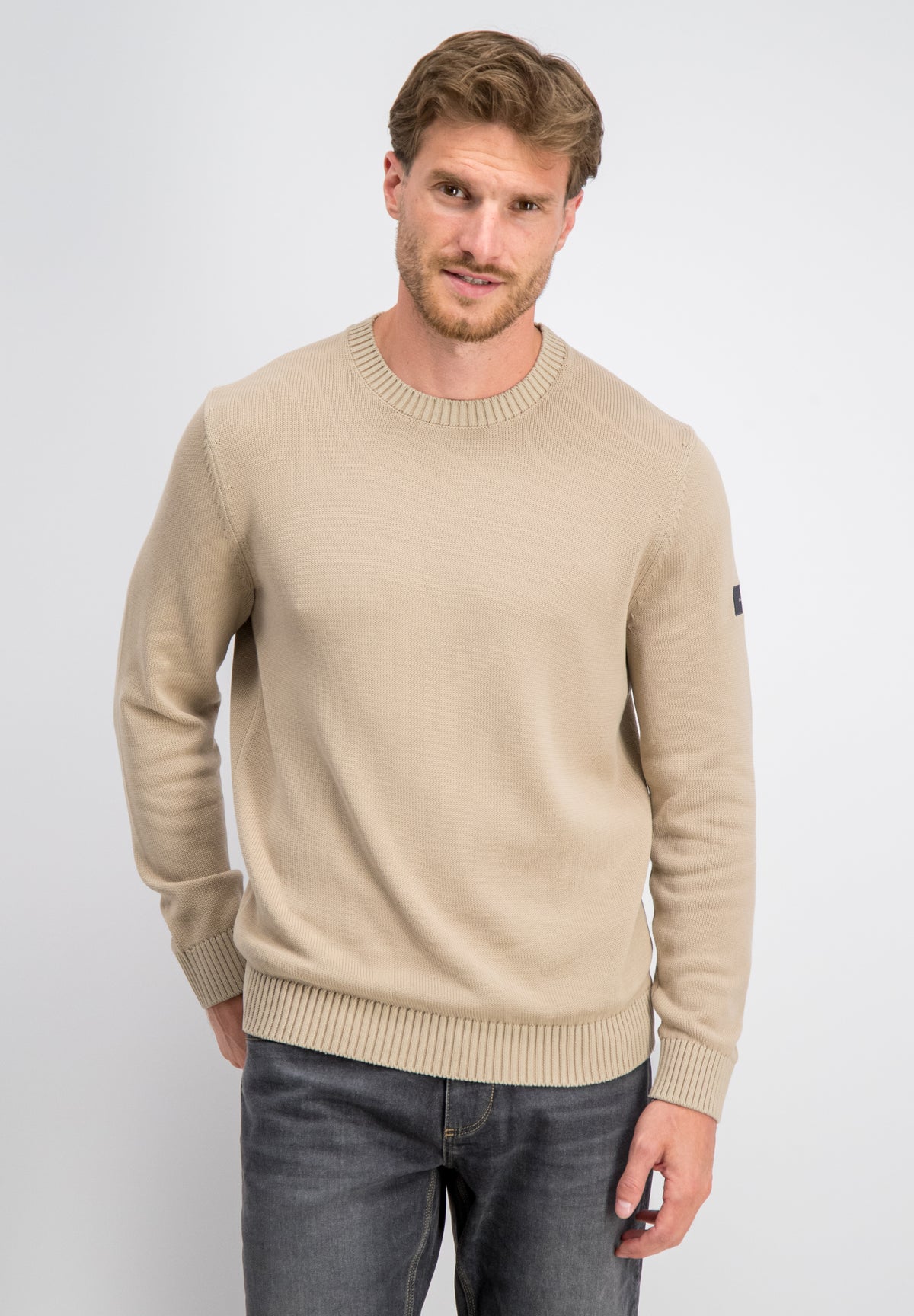 Ewan – Garment Dyed Crewneck Knit