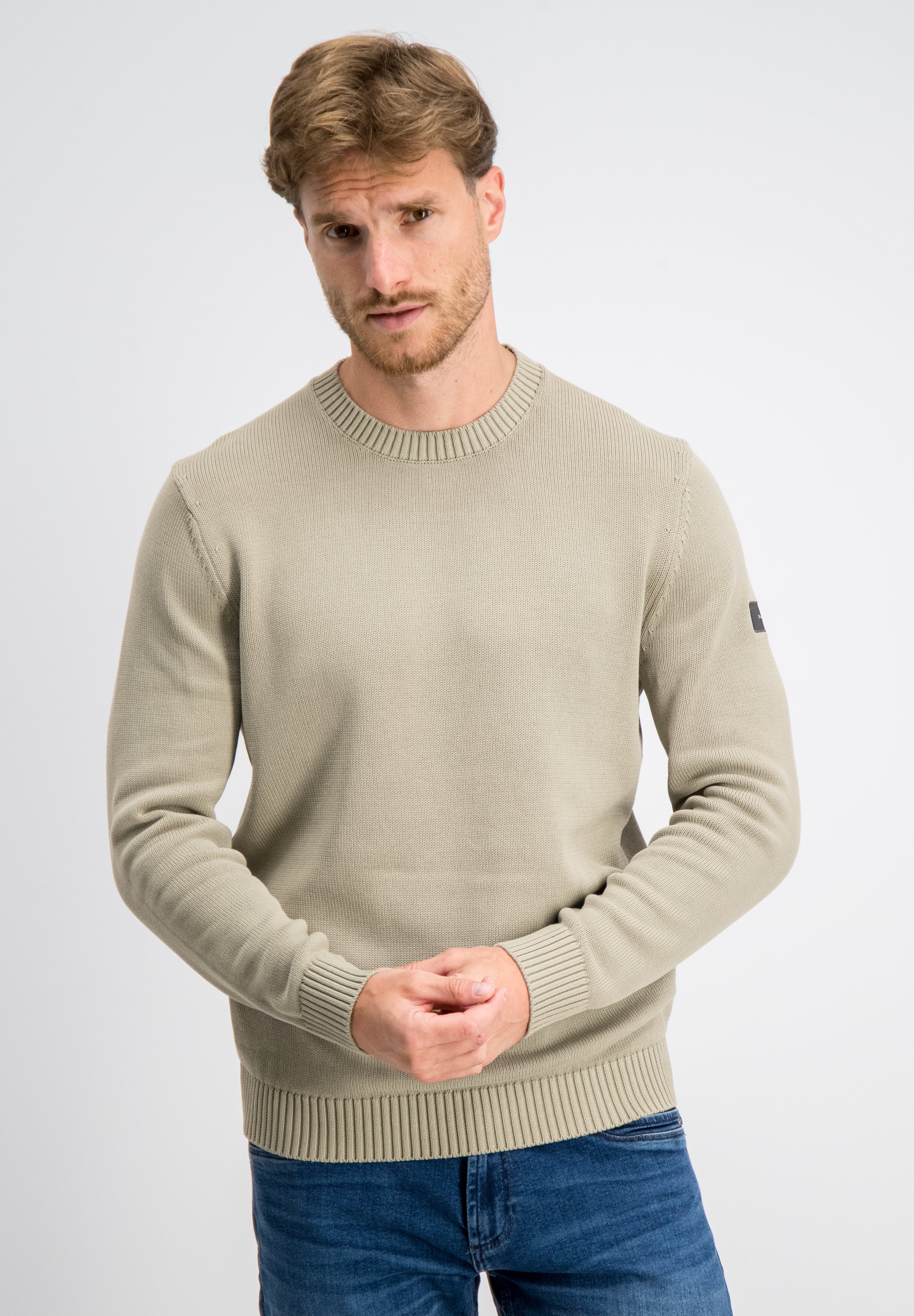 Ewan – Garment Dyed Crewneck Knit