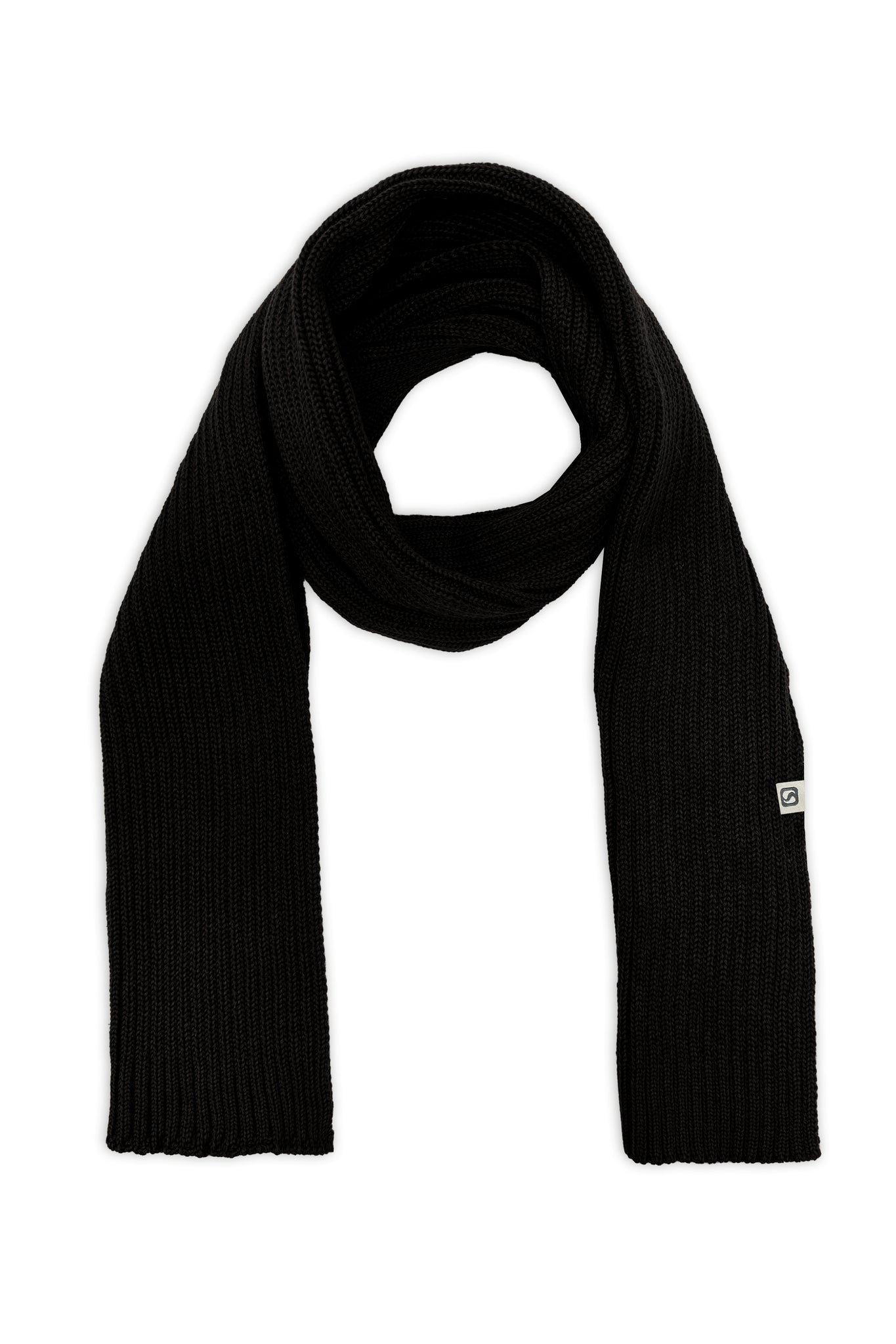 Sjaal van katoenblend | Black