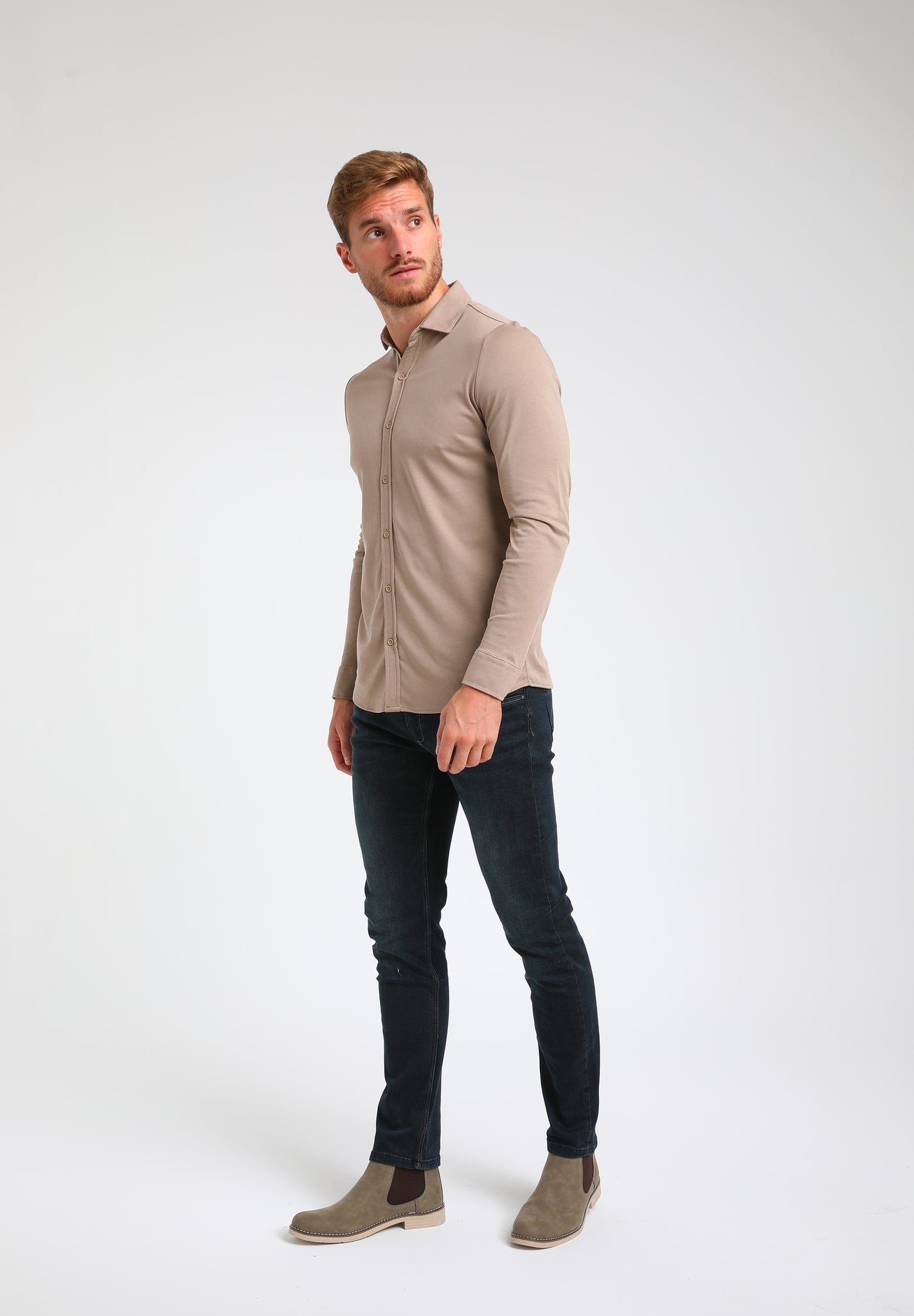 Comfort Premium overhemd | Soft Taupe