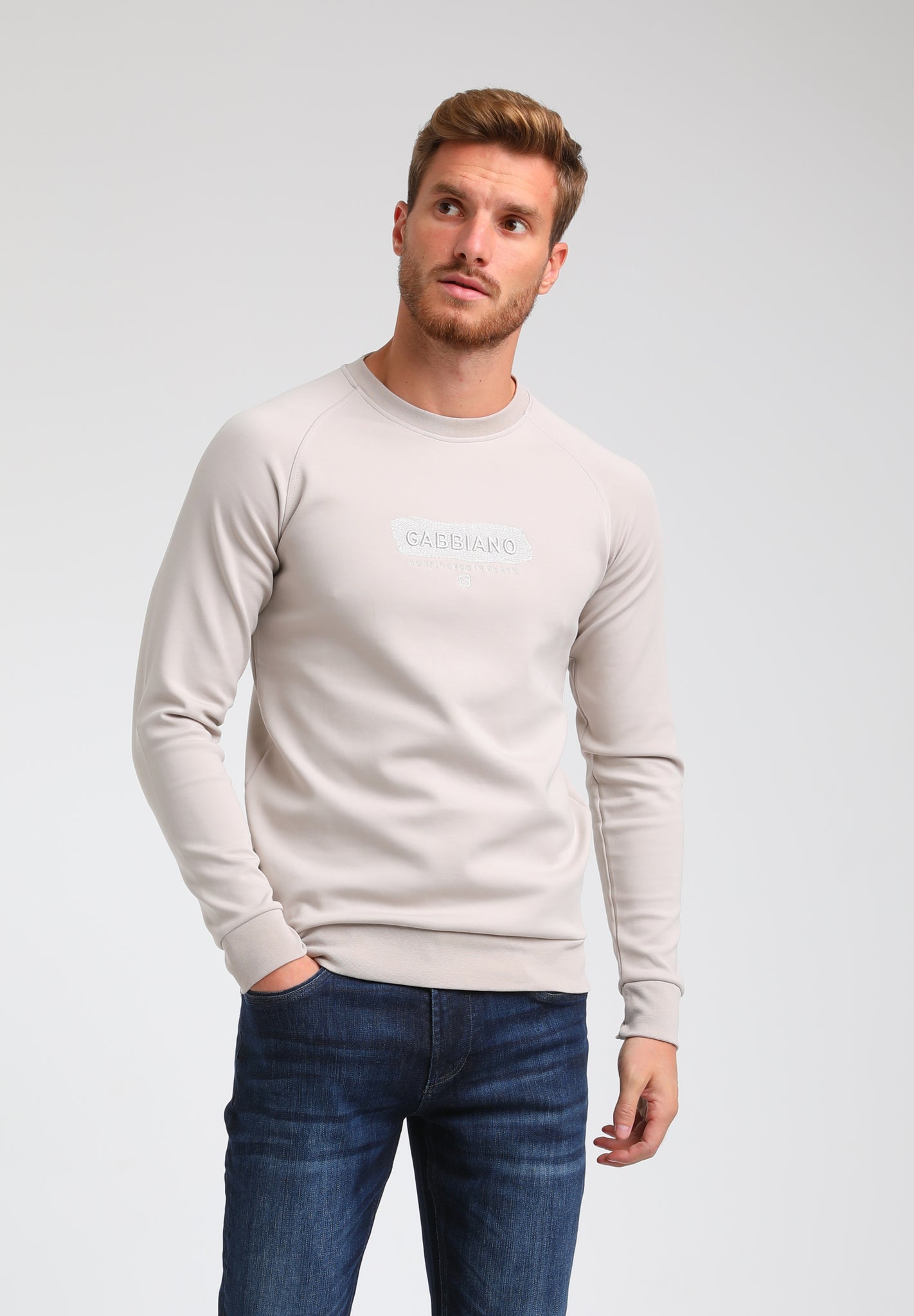 Raglan sweater | Stone grey