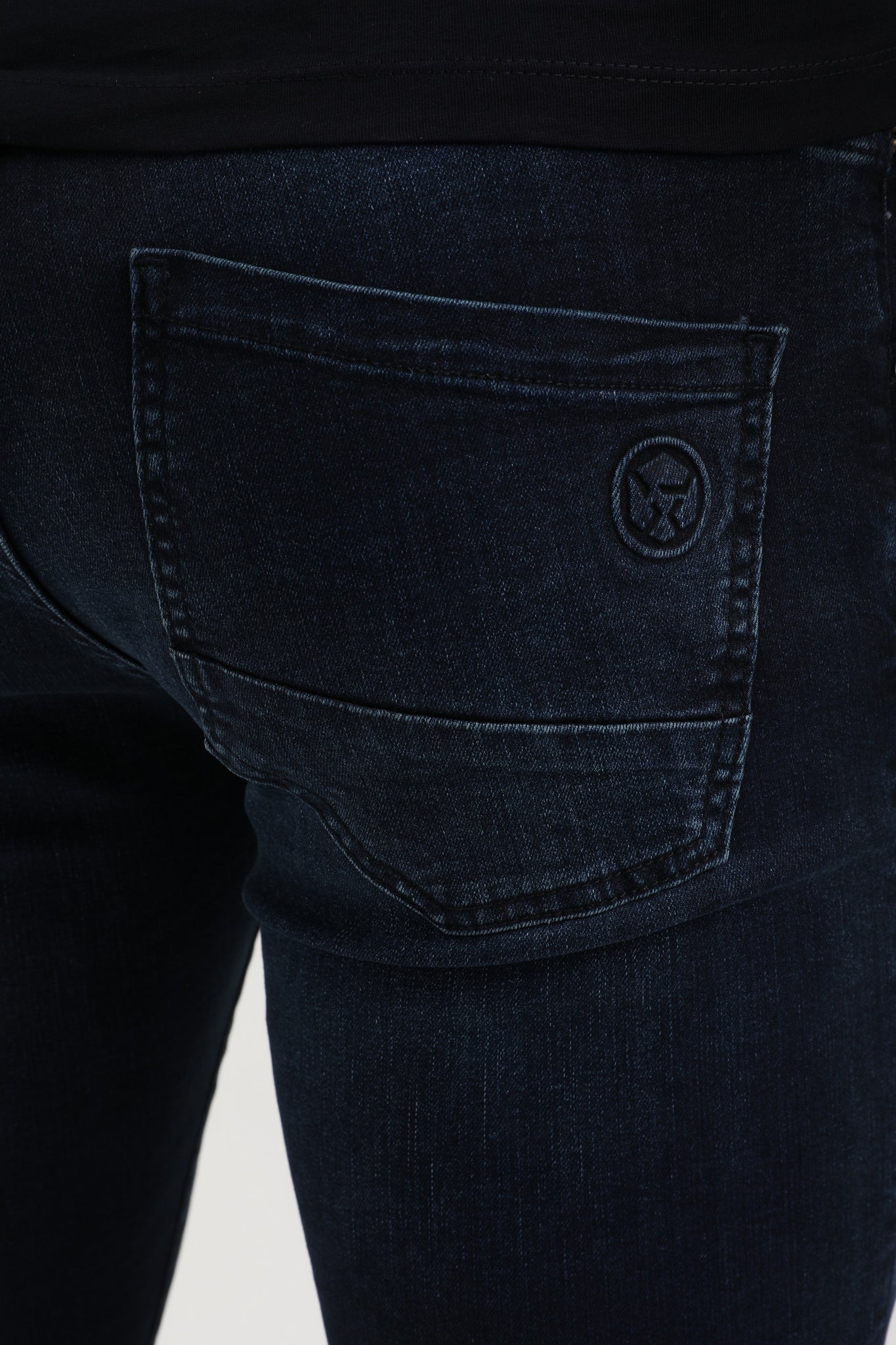 Ultimo Skinny Fit Jeans Powerflex | D.Blue Destroyed